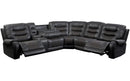 Parker Living Outlaw - Stallion 6 Piece Modular Power Reclining Sectional with Drop Down Table