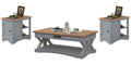 Parker House Americana Modern Cocktail Table with 2 Chairside Tables