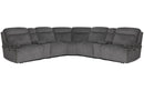 Parker Living Alpine - Airy Midnight 7 Piece Zero Gravity Power Reclining Sectional with Power Adjustable Headrests