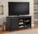 Parker House Durango Console with Sliding Door in Rustic Dark Pine