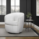 Parker Living Barolo 100% Italian Leather Swivel Club Chair Two Pack