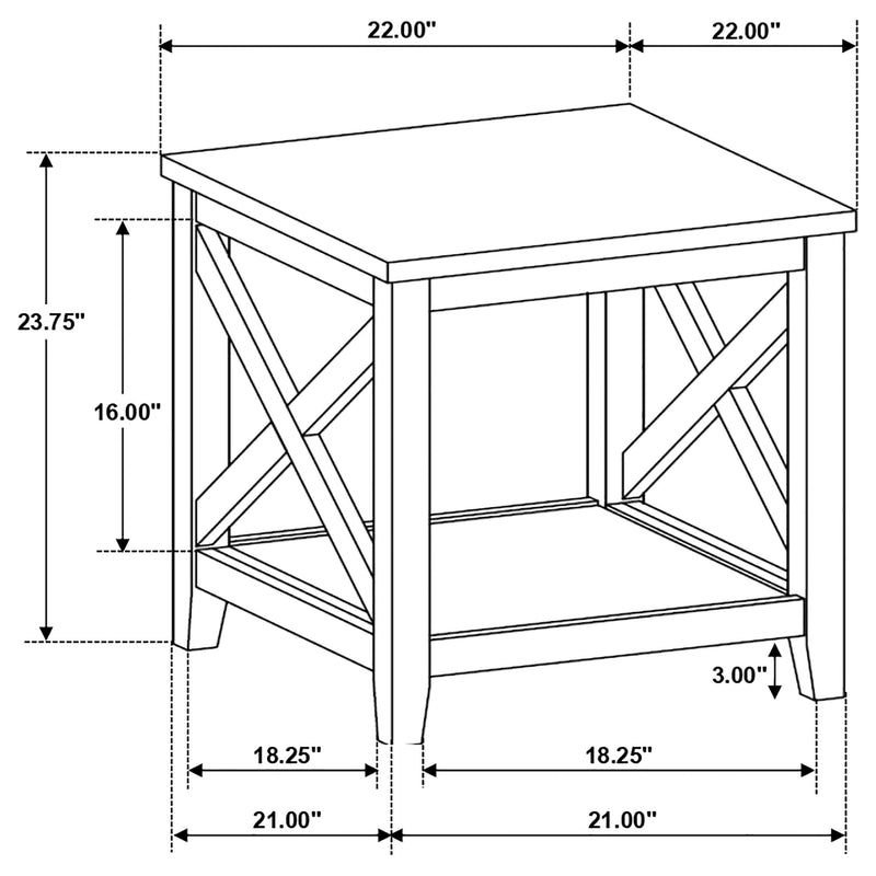 Hollis End & Side Table