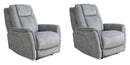 Parker Living Linus - Hudson Grey Zero Gravity Power Recliner Two Pack