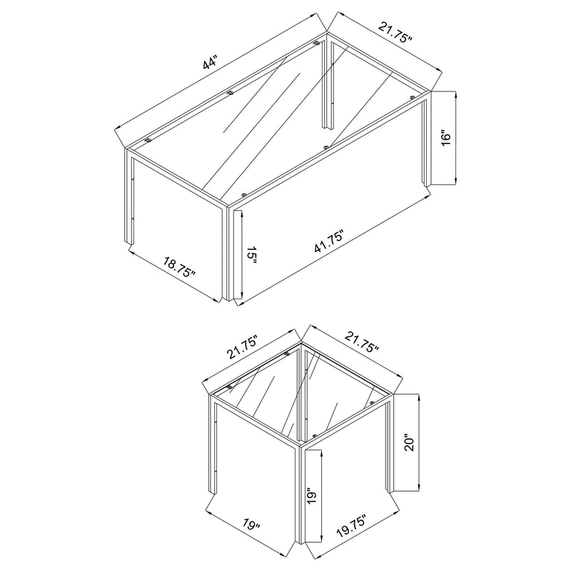 Brock Coffee Table Set