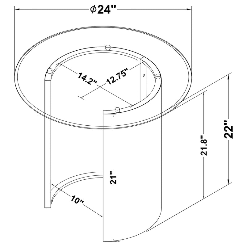 Morena End & Side Table