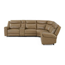 Parker Living Momentum 6 Piece Modular Power Reclining Sectional with Power Adjustable Headrests