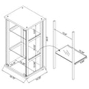 Cyclamen Curio Cabinet