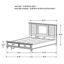 Franco Panel Platform Storage Bed