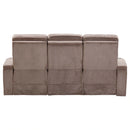 Parker Living Equinox Power Reclining Sofa with Drop Down Table