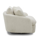 Parker Living Boomer Large Swivel Chair with 2 Toss Pillows Two Pack
