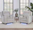 Parker Living Armstrong Power Recliner with Heat Massage and Auto-Glide Two Pack