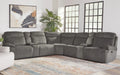 Parker Living Alpine - Airy Midnight 7 Piece Zero Gravity Power Reclining Sectional with Power Adjustable Headrests