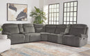 Parker Living Alpine - Airy Midnight 7 Piece Zero Gravity Power Reclining Sectional with Power Adjustable Headrests