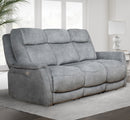 Parker Living Linus - Hudson Grey Power Reclining Sofa and Two Recliners