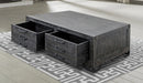 Parker House Veracruz Cocktail Table in Rustic Charcoal