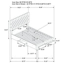 Soledad Panel Platform Storage Bed