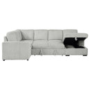 Devonshire Pull-Out Sleeper Sectional Sofa