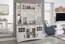 Parker House Americana Modern Dining 66 inch Buffet and Hutch with Quartz Insert