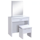 Harvey Makeup Vanity Table with Mirror and Stool