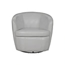 Parker Living Barolo 100% Italian Leather Swivel Club Chair Two Pack