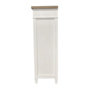 Parker House Americana Modern Bedroom Queen Shelter Bed 2 Nightstands Dresser with Mirror and Chest