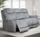 Parker Living Linus - Hudson Grey Power Reclining Sofa and Two Recliners