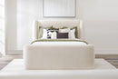 Parker Living Sleep Shiloh - White Mocha King Wingback Upholstered Bed