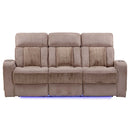 Parker Living Equinox Power Reclining Sofa with Drop Down Table