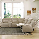Parker Living Dalton 6 Piece Modular Power Reclining Sectional with Power Adjustable Headrests