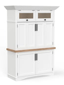Parker House Americana Modern Workstation with LED Light
