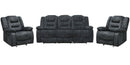 Parker Living Bolton - Misty Storm Manual Reclining Sofa and Two Recliners
