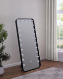 Canton Standing Mirror with LED Lighting and Bluetooth Speaker