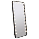 Canton Standing Mirror with LED Lighting and Bluetooth Speaker