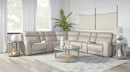 Parker Living Calgary 7 Piece Modular Reclining Sectional with Power Adjustable Headrests