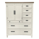 Parker House Americana Modern Bedroom 7 Drawer Door Chest with Workstation
