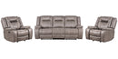 Parker Living Blake - Desert Taupe Manual Glider Reclining Sofa and Two Recliners