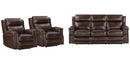Parker Living Hensley Power Reclining Sofa and 2 Recliners
