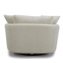 Parker Living Boomer Large Swivel Chair with 2 Toss Pillows Two Pack