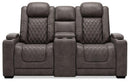 HyllMont Power Reclining Loveseat with Console image