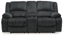 Draycoll Reclining Loveseat with Console image