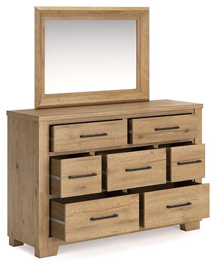 Galliden Dresser and Mirror