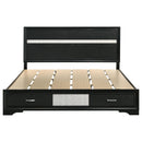 Miranda Panel Platform Storage Bed