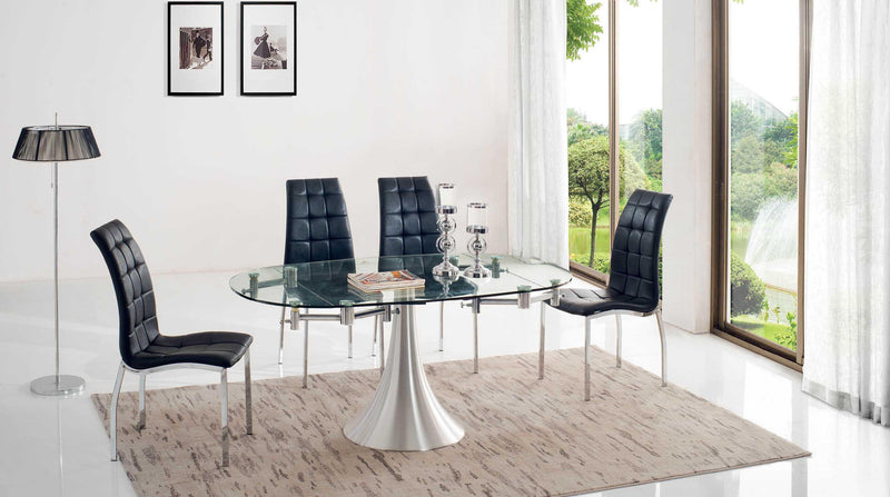 ESF Furniture 365 Chair in Black (Set of 2)