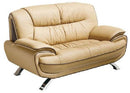 ESF Furniture 405 Loveseat in Brown