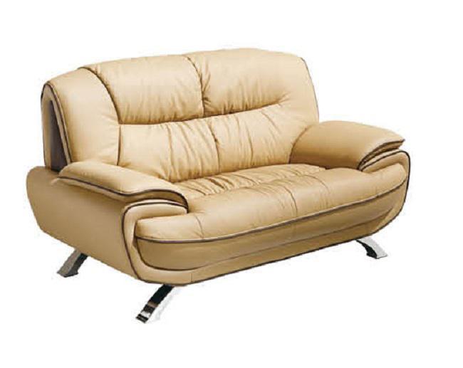 ESF Furniture 405 Loveseat in Brown