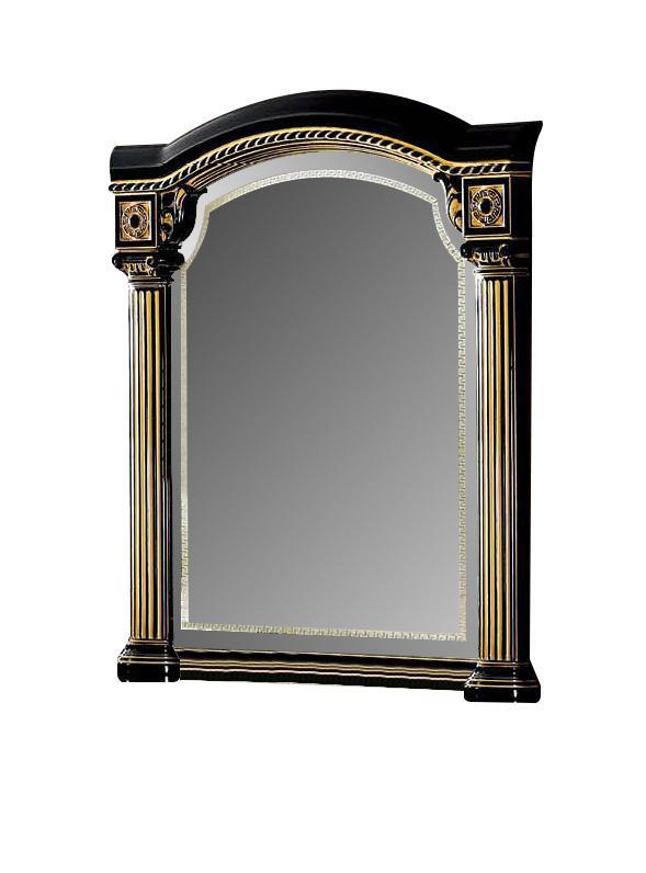 ESF Furniture Aida Mirror in Black w/ Gold image