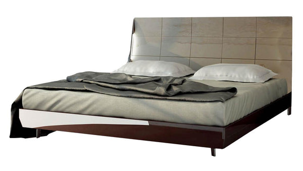 ESF Furniture Barcelona King Platform Bed in Dark Brown image