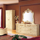ESF Furniture Barocco Double Dresser in Ivory