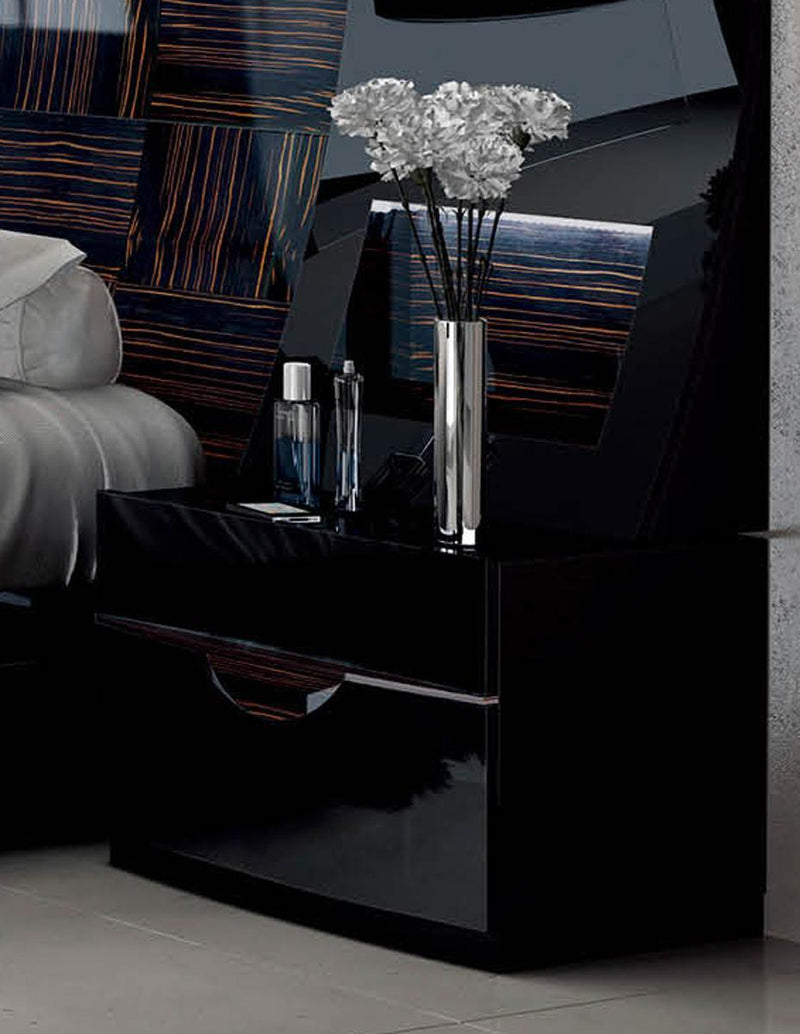 ESF Furniture Marbella Nightstand in Black