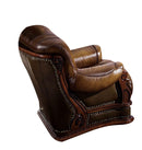 ESF Furniture Oakman Living Room Chair in Rich Brown